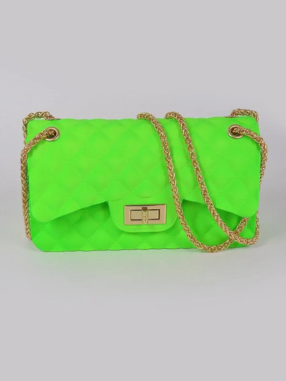 Jelly Classic Quilted Shape Clutch